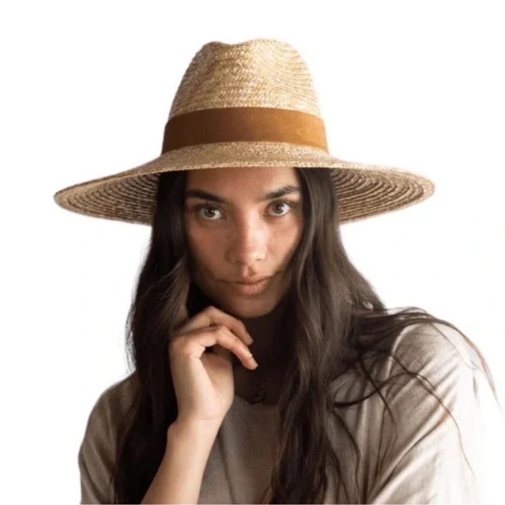 Gigi Pip Isla Straw Fedora